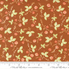 Cinnamon & Cream Cinnamon Autumn Stems Yardage by Fig Tree & Co. for Moda Fabrics