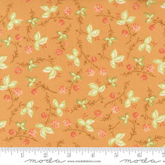 Cinnamon & Cream Butterscotch Autumn Stems Yardage by Fig Tree & Co. for Moda Fabrics