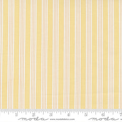 Fruit Cocktail Pineapple Ticking Stripe Yardage by Fig Tree & Co. for Moda Fabrics