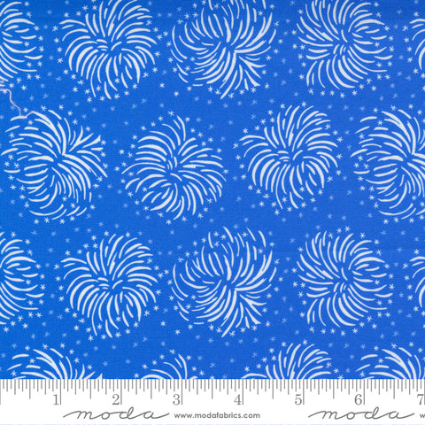 Holiday Essentials Americana Blue Fireworks Yardage by Stacy Iest Hsu for Moda Fabrics