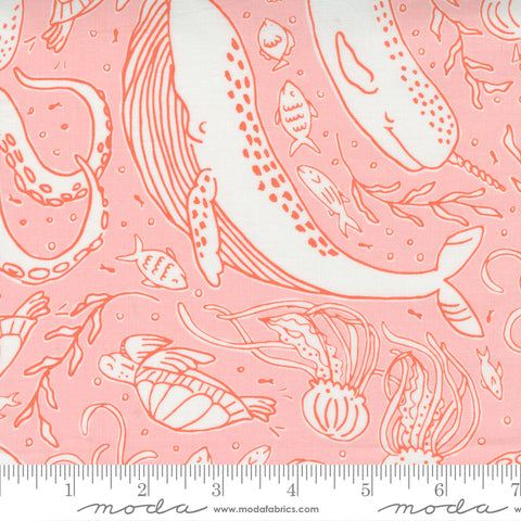 The Sea & Me Shell Ocean Friends Yardage by Stacy Iest Hsu for Moda Fabrics