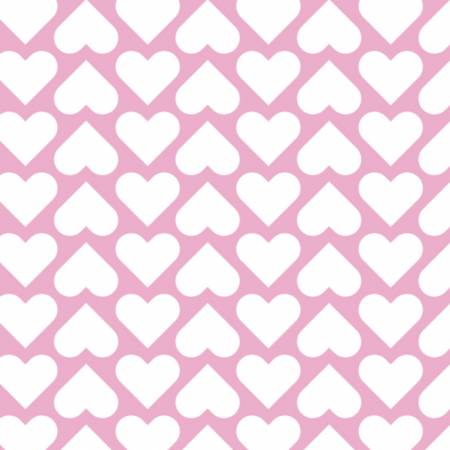 XOXO Pink Wild Hearts yardage by Camelot Fabrics