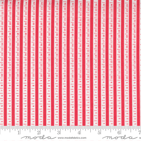 Beautiful Day Scarlet Ticker Tape Yardage by Corey Yoder for Moda Fabrics