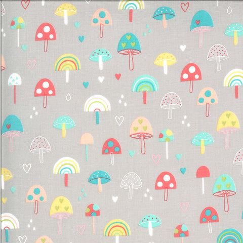 Hello Sunshine Cloudy Mushrooms by Abi Hall for Moda Fabrics