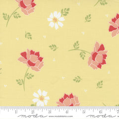 Emma Sunny Yellow Flourish Yardage by Sherri & Chelsi for Moda Fabrics