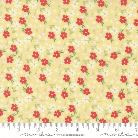 Emma Sunny Yellow Blossoms Yardage by Sherri & Chelsi for Moda Fabrics