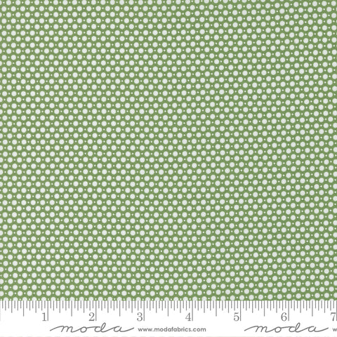 Emma Fresh Grass Dots Yardage by Sherri & Chelsi for Moda Fabrics