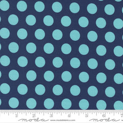 Simply Delightful Nautical Blue Dots Yardage by Sherri & Chelsi for Moda Fabrics
