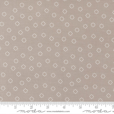 Simply Delightful Stone Daisy Dot Yardage by Sherri & Chelsi for Moda Fabrics