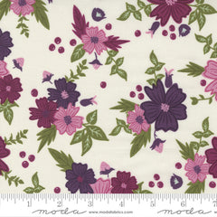 Wild Meadow Porcelain Wildberry Blossoms Yardage by Sweetfire Road for Moda Fabrics
