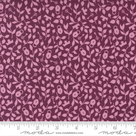Wild Meadow Boysenberry Crown and Vines Yardage by Sweetfire Road for Moda Fabrics