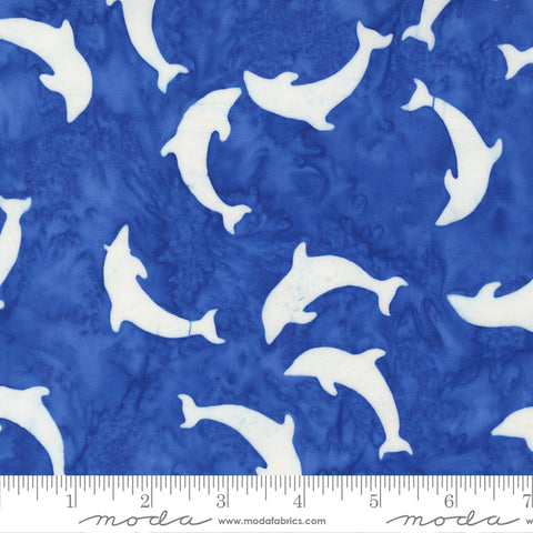 Beachy Batiks Reef Dolphins Yardage by Moda Fabrics