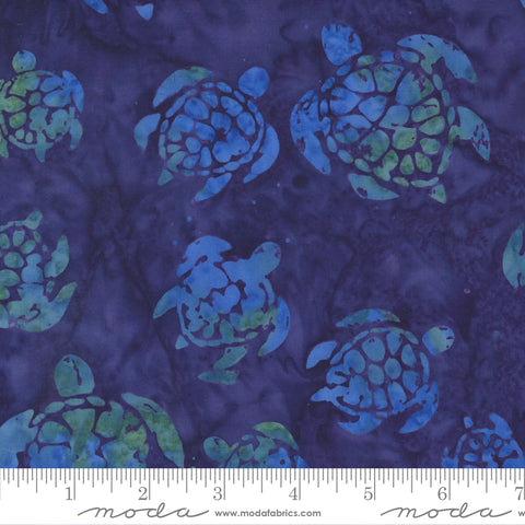 Beachy Batiks Deep Sea Turtles Yardage by Moda Fabrics