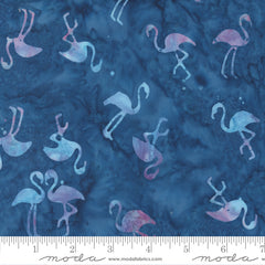 Beachy Batiks Ocean Flamingos Yardage by Moda Fabrics