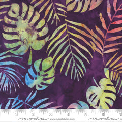 Beachy Batiks Purple Tang Leaves Yardage by Moda Fabrics