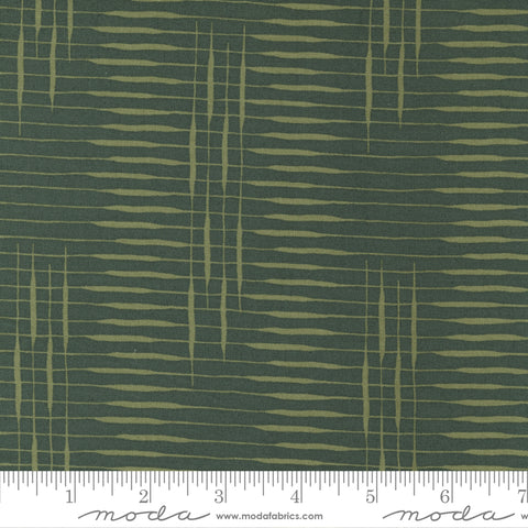 Slow Stroll Pine Cattail Crossing Yardage by Fancy That Design House for Moda Fabrics