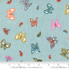 Songbook A New Page Mist Flutter By Yardage by Fancy That Design House for Moda Fabrics