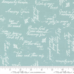 Songbook A New Page Mist Noted Yardage by Fancy That Design House for Moda Fabrics