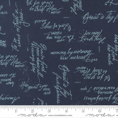 Songbook A New Page Navy Noted Yardage by Fancy That Design House for Moda Fabrics