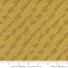 Songbook A New Page Bronze Reaching Yardage by Fancy That Design House for Moda Fabrics