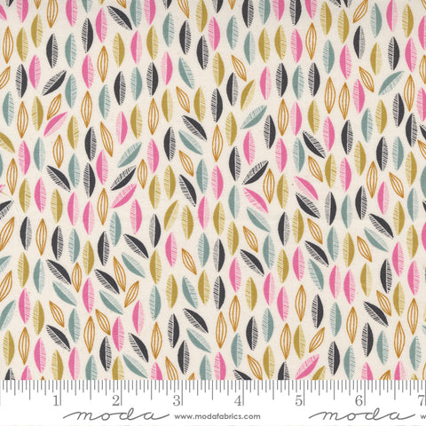 Songbook A New Page Unbleached Cascade Yardage by Fancy That Design House for Moda Fabrics