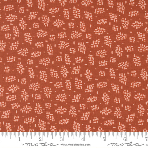 Songbook A New Page Rust Stone Path Yardage by Fancy That Design House for Moda Fabrics
