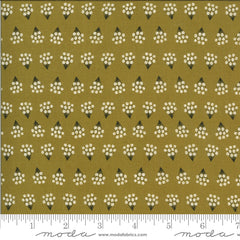 Dwell In Possibility Umber Tiny Bouquets Yardage by Gingiber for Moda Fabrics