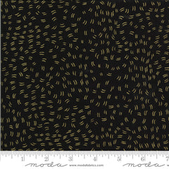 Dwell In Possibility Night Flutters Metallic Yardage by Gingiber for Moda Fabrics