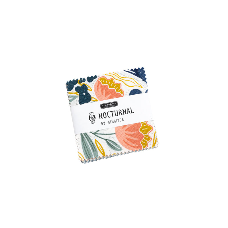 Nocturnal Mini Charm Pack by Gingiber for Moda Fabrics