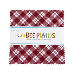 Bee Plaids 5" Stacker by Lori Holt for Riley Blake Designs