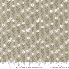 Country Rose Taupe Climbing Vine Yardage by Lella Boutique for Moda Fabrics