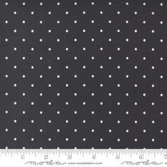 Country Rose Charcoal Magic Dot Yardage by Lella Boutique for Moda Fabrics