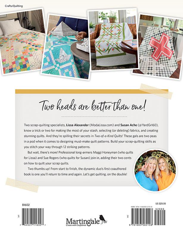 Lisa Alexander Patterns Two Of A Kind Quilts Pattern Book by Lissa Alexander & Susan Ache ...
