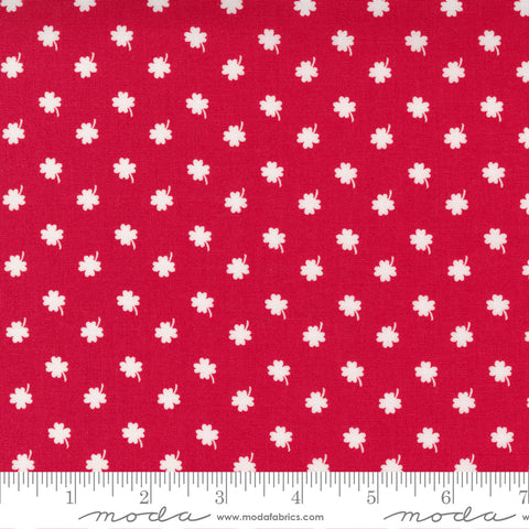 One Fine Day Red Lucky Day Yardage by Bonnie & Camille for Moda Fabrics