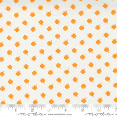 One Fine Day Ivory Orange Lucky Day Yardage by Bonnie & Camille for Moda Fabrics
