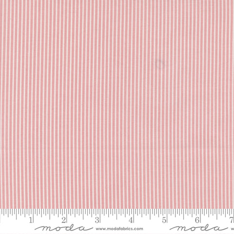 Sunnyside Coral Stripes Yardage by Camille Roskelley for Moda Fabrics