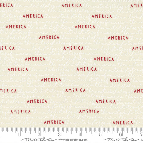 Stateside Vanilla America Yardage by Sweetwater for Moda Fabrics