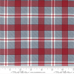 Stateside Apple Red Plaid Yardage by Sweetwater for Moda Fabrics