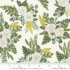 Happiness Blooms White Washed All Over Floral yardage by Deb Strain for Moda Fabrics