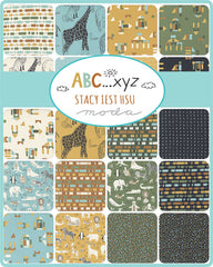 ABC XYZ Mini Charm by Stacy Iest Hsu for Moda Fabrics
