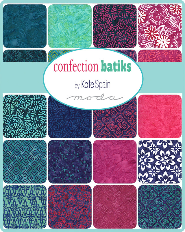 Confection Batiks Fat Quarter Bundle by Kate Spain for Moda Fabrics