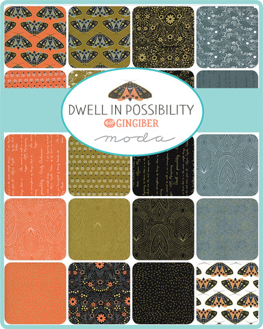Dwell In Possibility Fat Quarter Bundle by Gingiber for Moda Fabrics