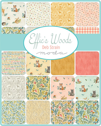 Effie's Woods Fat Eighth Bundle by Deb Strain for Moda Fabrics