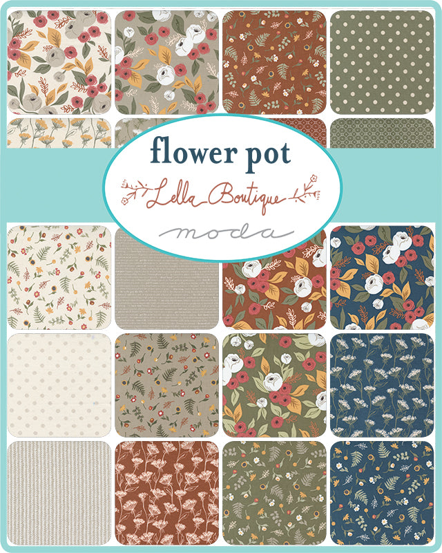Flower Pot Fat Quarter Bundle by Lella Boutique for Moda Fabrics