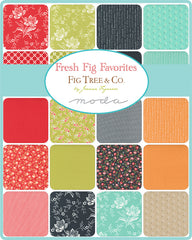 Fresh Fig Favorites Fat Quarter Rainbow Bundle by Fig Tree for Moda Fabrics