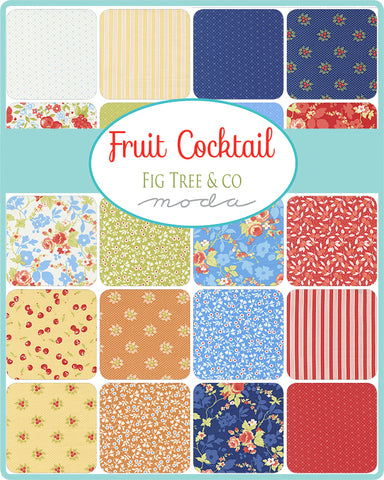 Fruit Cocktail Fat Eighth Bundle by Fig Tree & Co. for Moda Fabrics