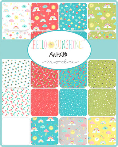 Hello Sunshine Fat Quarter Bundle by Abi Hall for Moda Fabrics