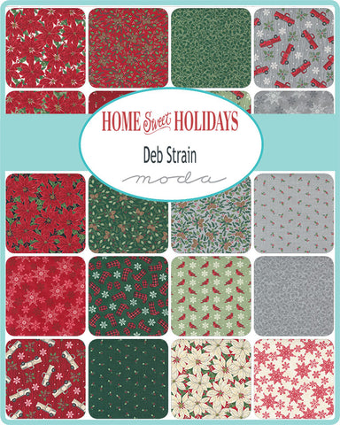 Home Sweet Holidays Fat Quarter Bundle by Deb Strain for Moda Fabrics