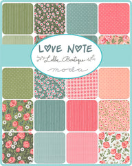 Love Note Mini Charm Pack by Lella Boutique for Moda Fabrics