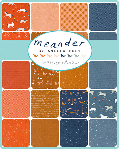 Meander Mini Charm by Aneela Hoey for Moda Fabrics